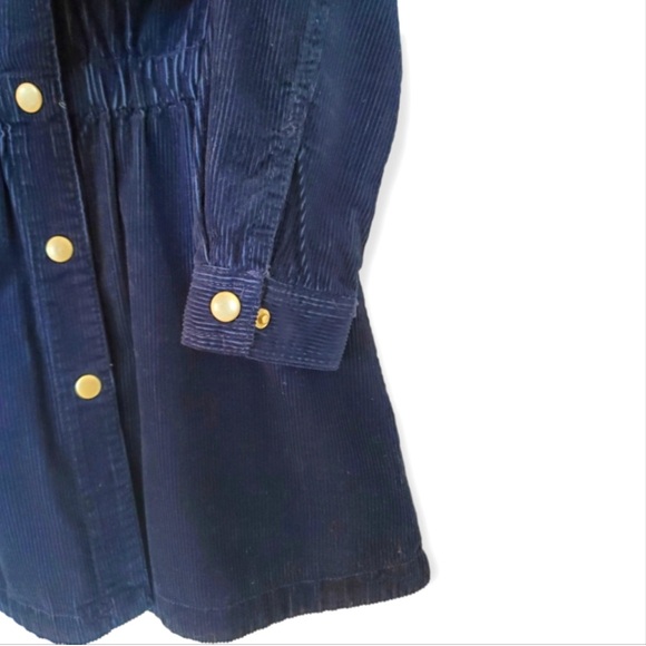 ZARA KIDS GIRLS CORDUROY SHIRT DRESS - Picture 4 of 6